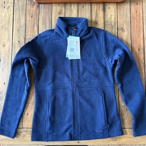 New Marmot Woman Navy Blue Drop Line Fleece Jacket